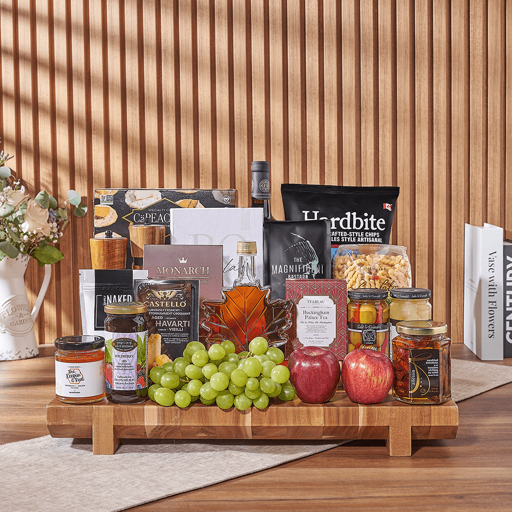 Kosher Wine and Snack Gift Set – how the gift is presented