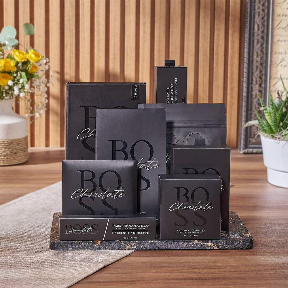 Gourmet Chocolate Gift Set from Boston Baskets - Sweets Gift Basket - Boston Delivery Gourmet Chocolate Gift Set from Boston Baskets - Sweets Gift Basket - Boston Delivery