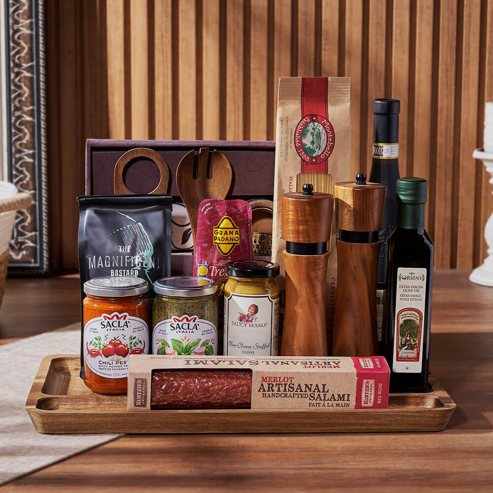 Celebratory Wine Gift Basket – how the gift is presented