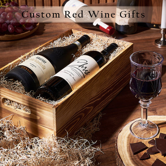 Red Wine Gifts from Boston Baskets - Wine Gift Basket - Boston Delivery