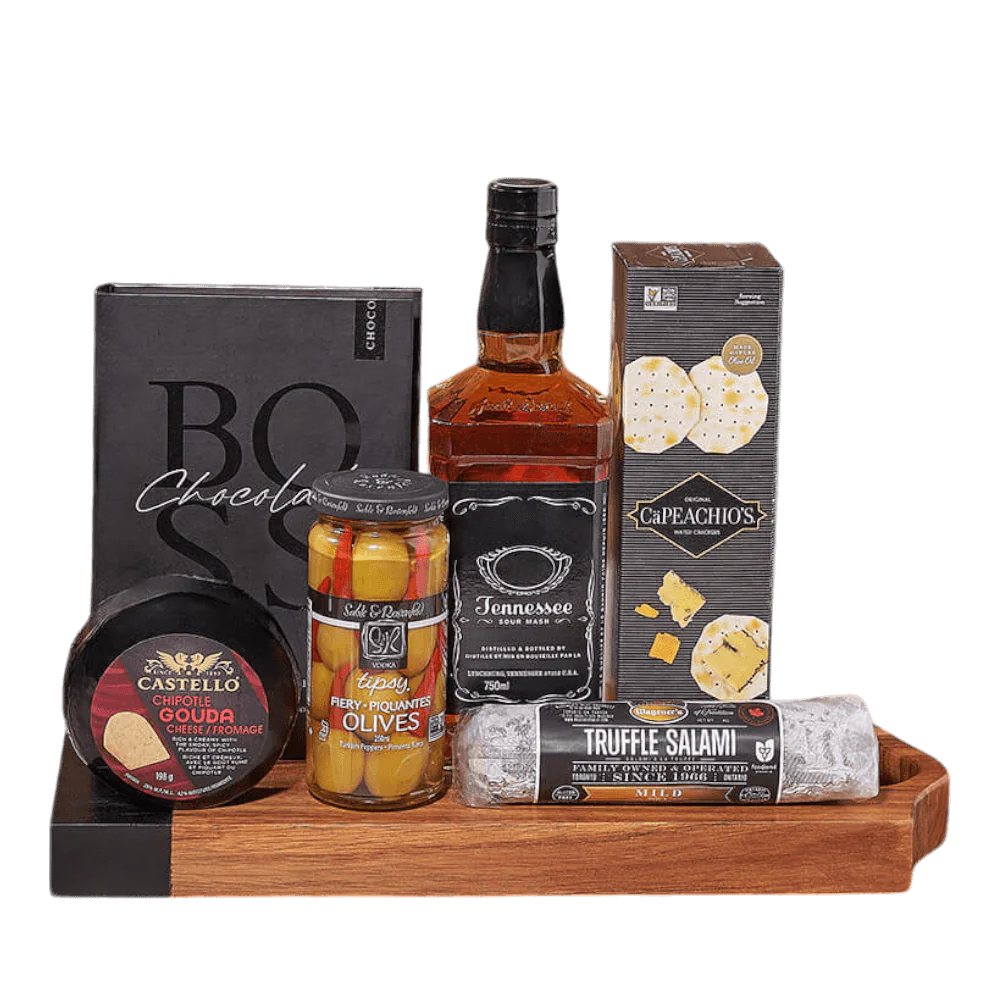 Salami, Cheese & Wine Basket Delivery Boston