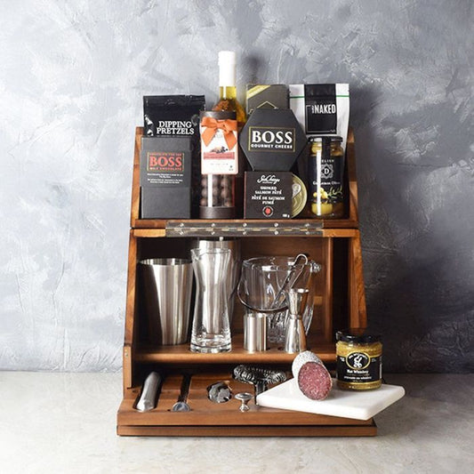 Tabletop Bar Gift Set - Boston Baskets - Boston Delivery