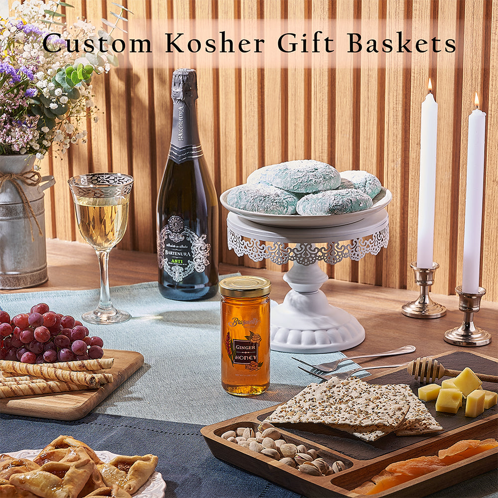 Our Custom Kosher Gift Basket is definitely going to be the perfect gift every time, Boston delivery 