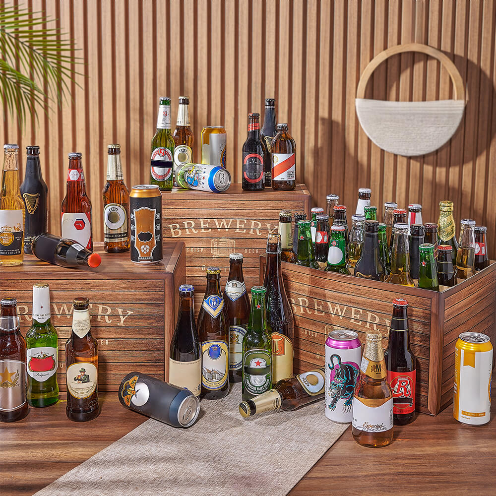 Anniversary Beer Gift Set – how the gift is presented