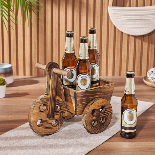 Beer Cart Gift Set from Boston Baskets - Beer Gift Basket - Boston Delivery.