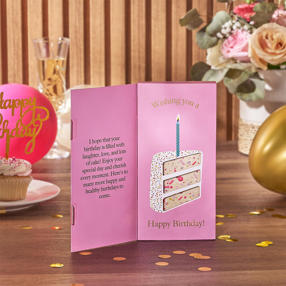 Birthday Bash Tea Gift Basket – how the gift is presented