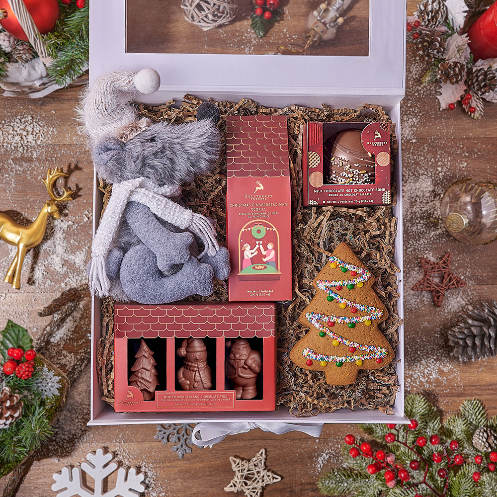 Christmas Hot Chocolate Gift Box – how the gift is presented