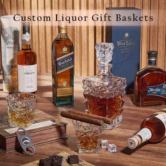 Custom Liquor Gift Baskets from Boston Baskets - Boston Delivery