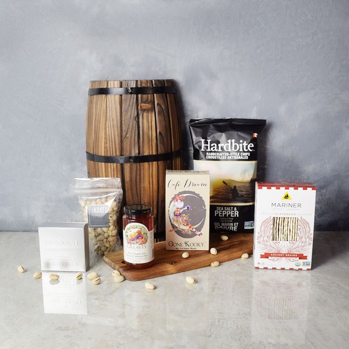 Gourmet Snack Attack Gift Set from Boston Baskets - Gourmet Gift Basket - Boston Delivery