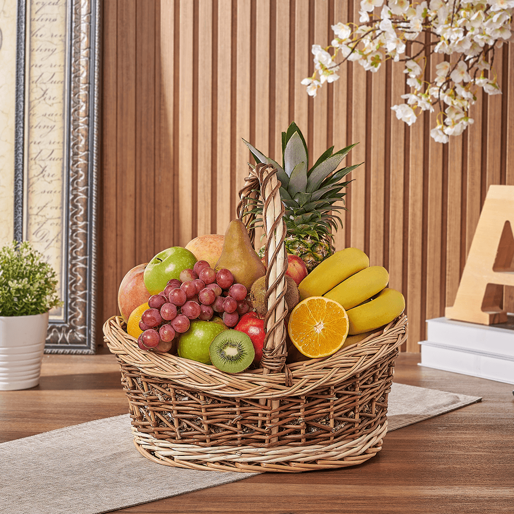 Halal Exotic Fruit Basket – how the gift is presented