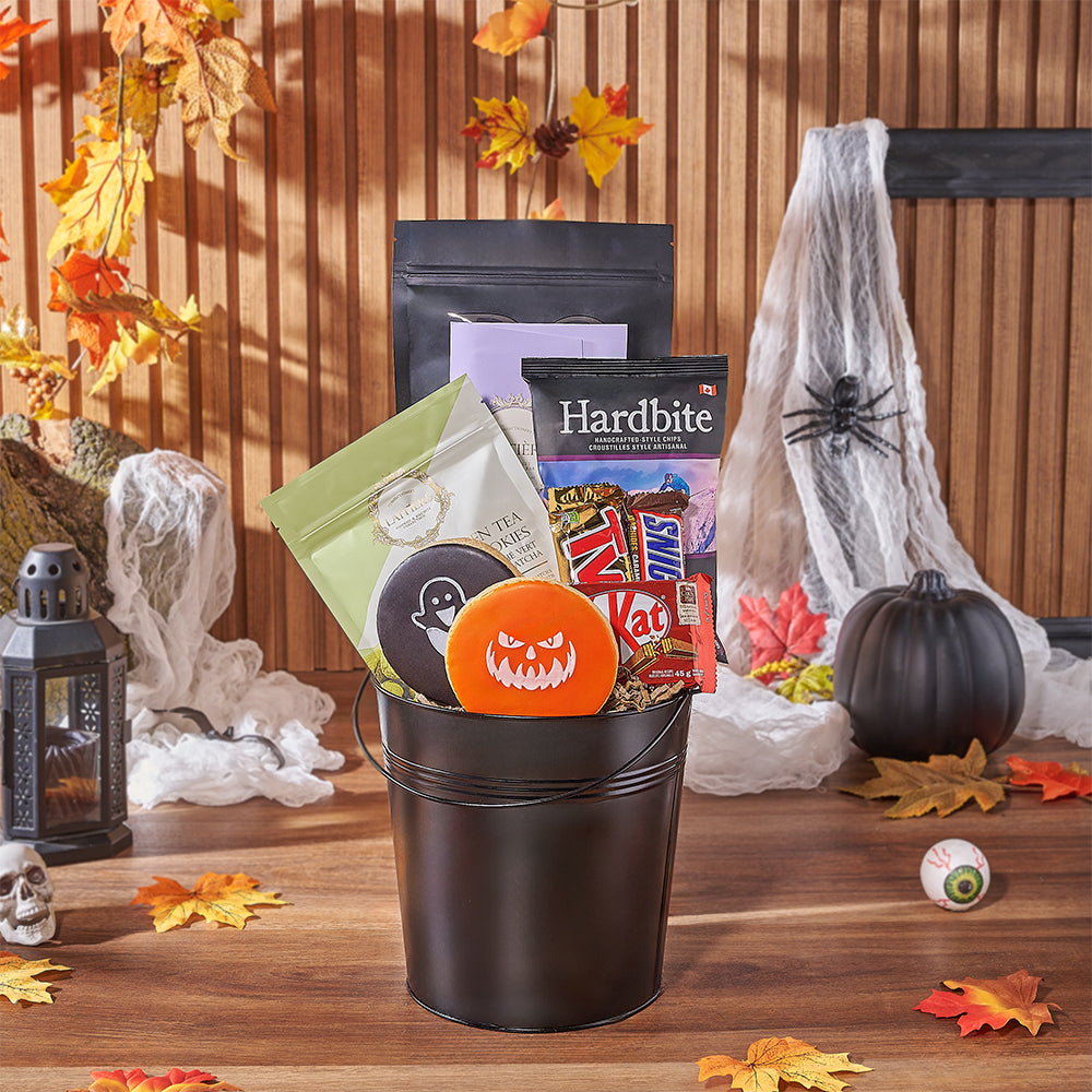 Halloween Tricks & Treats Gift Basket, halloween gift, halloween, candy gift, candy, chocolate gift, chocolate, Boston delivery