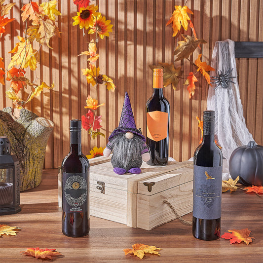 Halloween Wine Trio Gift, wine gift, wine, halloween gift, halloween, Boston delivery