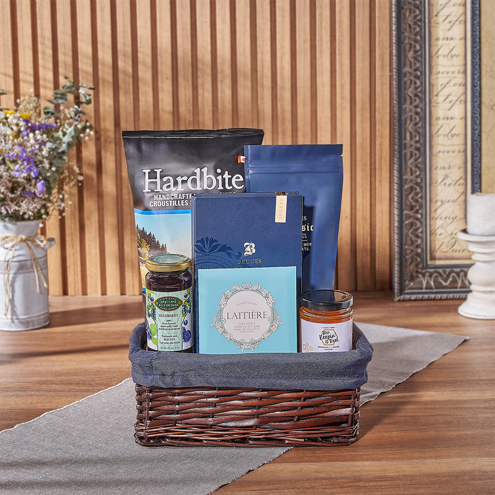 Kosher Hanukkah Holiday Basket – how the gift is presented