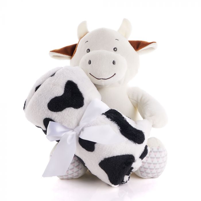 Hugging Cow Blanket from Boston Baskets - Boston Delivery