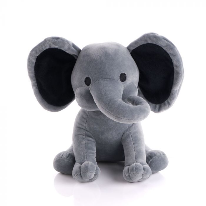 Large Grey Plush Elephant from Boston Baskets - Boston Delivery