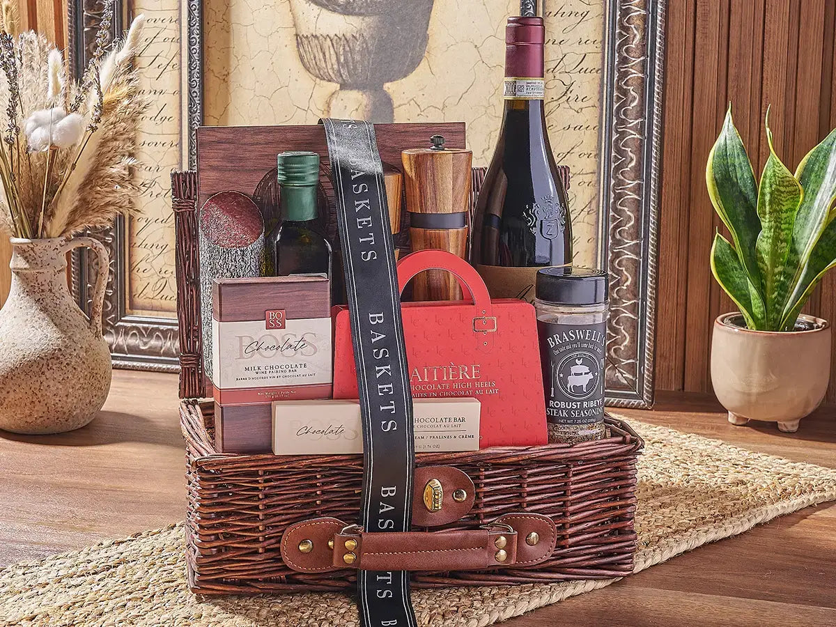 Gift basket prepared for statewide Massachusetts delivery