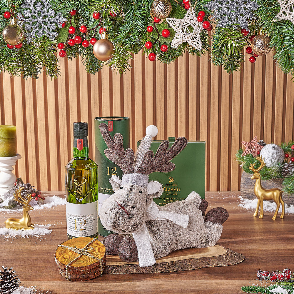 Playful Holiday Spirits Gift Set, Boston – how the gift is presented
