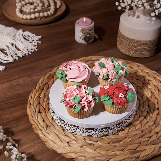 Custom Mothers Day Gift Baskets - Sweet Mother's Day Vanilla Cupcakes