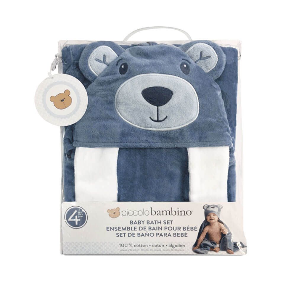 Premium Sparkling Wine New Baby Boy Gift Basket – how the gift is presented