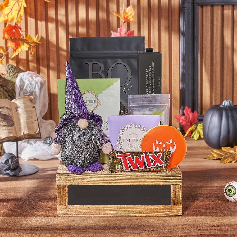 Witch’s Gourmet Gift Basket, halloween gift, halloween, candy gift, candy, chocolate gift, chocolate, Boston delivery