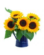 Charming Amber Sunflower Bouquet