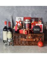 Wine & Cheese Holiday Basket