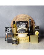 Brie Baker & Champagne Set, champagne gift baskets, gourmet gift baskets, gift baskets
